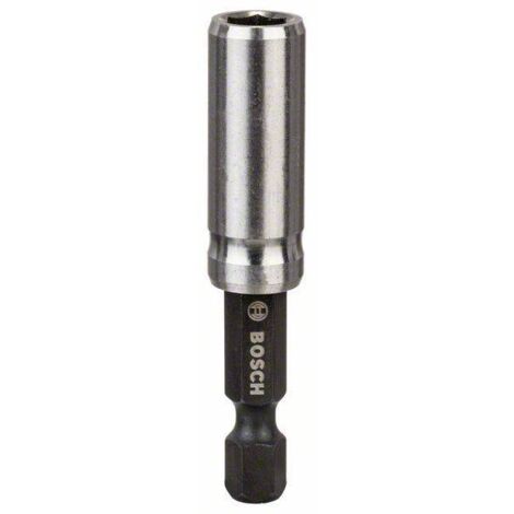 Bosch – Porte-embout de visseuse magnétique 2608522316 – Queue hexagonale 1/4' – Longueur 55 mm – Aimant permanent pour maintien ferme - X118331