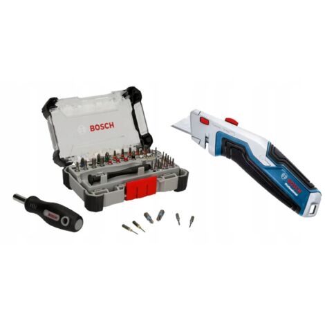 Bosch Precision Bit-Set.42 tlg. + Universal Teppichmesser