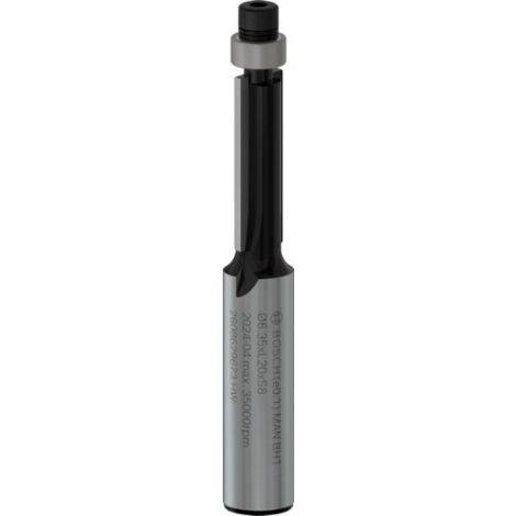 Bosch PRO Bündigfräser mit untenliegendem Führungskugellager, Ø 6,35 × L 20, Schaft 8 mm