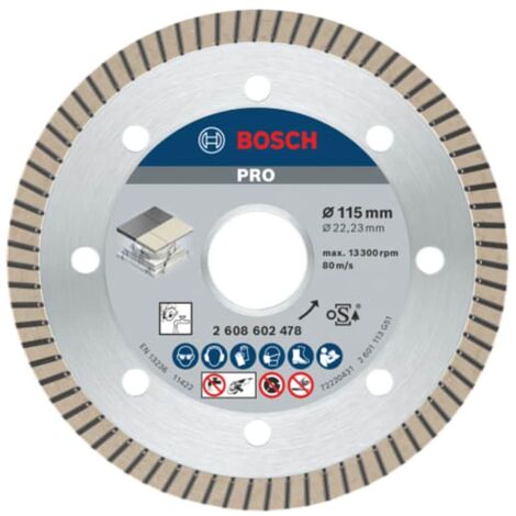 Bosch Pro Ceramic Diamond Cutting Disc 115mm for Precision Cuts