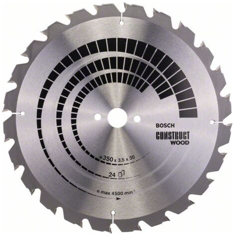 Bosch PRO Construct Wood Kreissägeblatt, 350 x 3,5 x 30 mm, T24