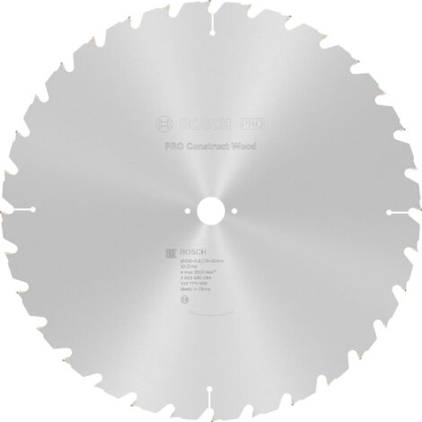 Bosch PRO Construct Wood Kreissägeblatt, 450 x 3,8 x 30 mm, T32