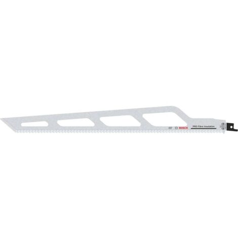 Lame Scie Sabre Bosch S 528 DF Spéciale Plâtre - Bimétal, Denture Avoyée Et Fraisée, Pour Découpe Propre