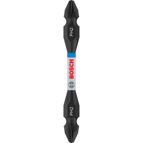 Bosch PRO Impact Schrauberbit mit Doppelklingen und Pick and Click-Einsätzen PH2 65 mm - 2608522526