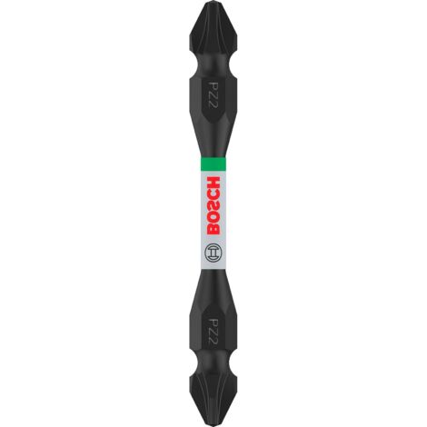 Bosch PRO Impact Schrauberbit mit Doppelklingen und Pick and Click-Einsätzen PZ2 65 mm - 2608522549