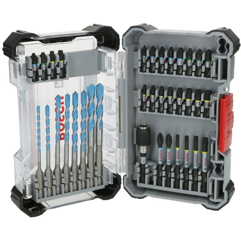 Image of Bosch PRO Impact Schrauberbits und Multi Construction Bohrer Set 35-teilig Bit-Satz