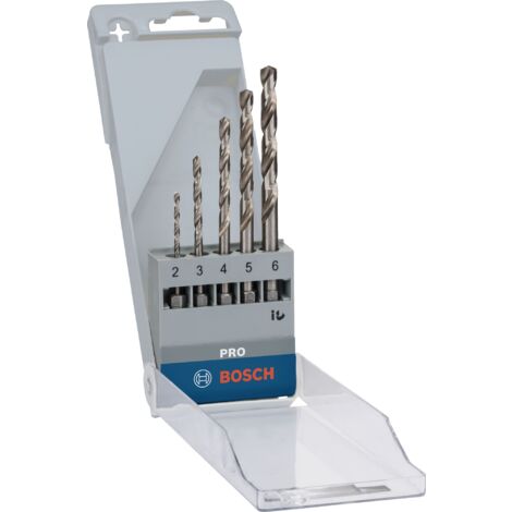 Bosch PRO Metal HSS-G Hex Spiralbohrer Set, 5-tlg.