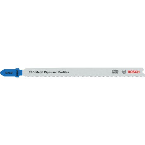 Bosch PRO Metal Pipes and Profiles T321AF Stichsägeblatt, 132 mm, 2 Stück