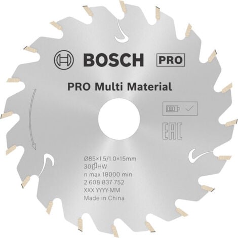Bosch PRO MultiMat CL KSB,85x1.5x15mm - 2608837752