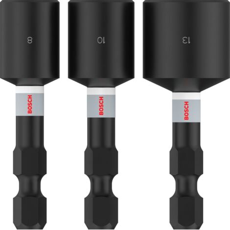 Bosch PRO Nutsetter Impact Set, 8 x 50, 10 x 50, 13 x 50 mm, 3 Stück