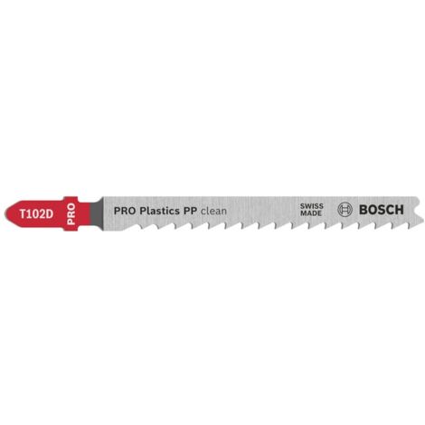 Bosch PRO Plastics PP clean T102D Stichsägeblatt 100 mm 2-tlg. - 2608665239