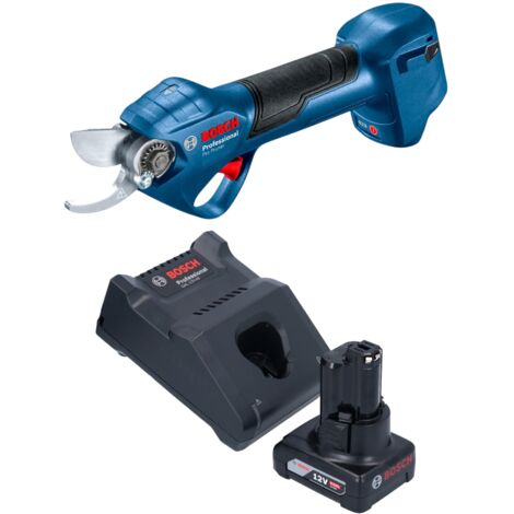 Bosch Pro Pruner Professional Akku Astschere 12 V + 1x Akku 6,0 Ah + Ladegerät