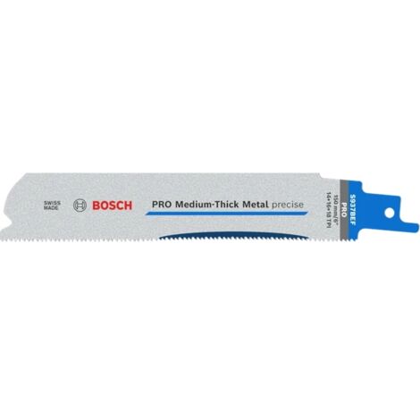 Bosch PRO Säbelsägeblatt Medium-Thick Metal precise S937BEF, 1,1 x 25 x 150 mm, 25-tlg.