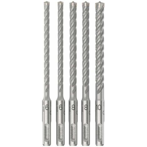 Bosch PRO SDS plus-5X Hammerbohrer-Set, 6/6/8/8/10 mm, 5-tlg.