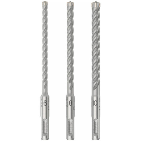 Bosch PRO SDS plus-5X Hammerbohrer-Set 6/8/10 mm 3-tlg. - 2608833912