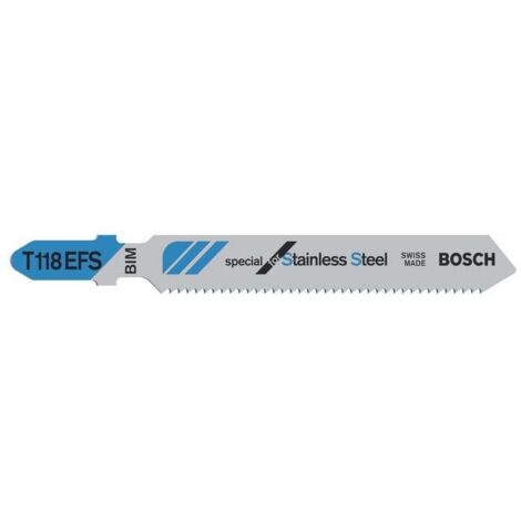 Bosch PRO Stainless Steel T118EFS Stichsägeblatt 83 mm 5-tlg. - 2608636497