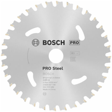 Bosch PRO Steel cordless Blatt für Kreissägen 150 x 1,6 x 20 mm - 2608837748