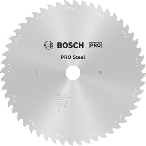 Bosch PRO Steel Sägeblatt für Kreissägen Netz- / kabelgebunden 254 x 2,2 x 25,4 mm T52 - 2608844867