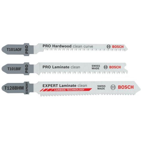 Bosch PRO Stichsägeblatt Laminate Set, 15-tlg.