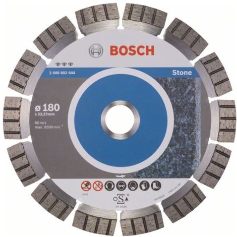 Bosch PRO Stone Diamanttrennscheibe 180 x 22,23 mm - 2608602644