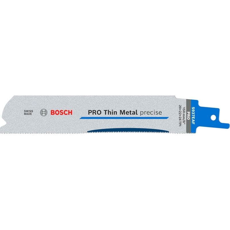 Pro Thin Metal precise S937EAF Blatt 1,1 x 25 x 150 mm 5-tlg. - 2608658988 - Bosch