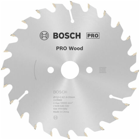 Bosch PRO Wood Kreissägeblatt 150 x 2,4 x 20 mm - 2608640592
