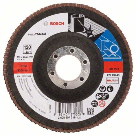 Bosch PRO X571 Fächerschleifscheibe 115 mm G120 - 2608607319