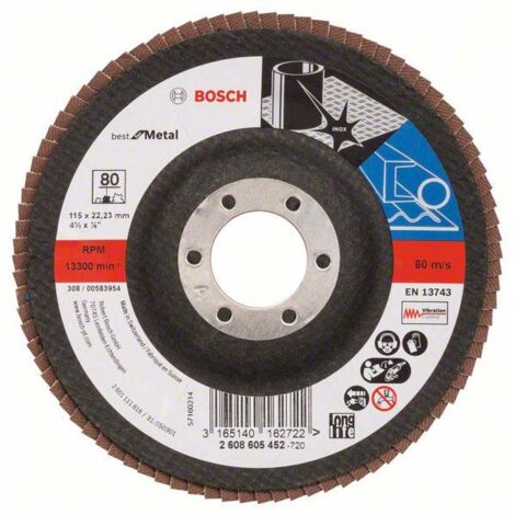 Bosch PRO X571 Fächerschleifscheibe 115 mm G80 - 2608605452