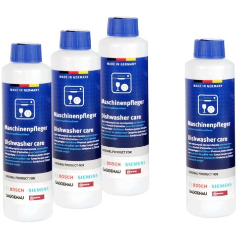 Bosch - producto de mantenimiento 4x cuidador de máquina para lavavajillas. Elimina grasa y cal - 00311998 -