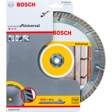Bosch Profesional Disco Diamante Standard Universal, Multicolor, Ø 230 mm