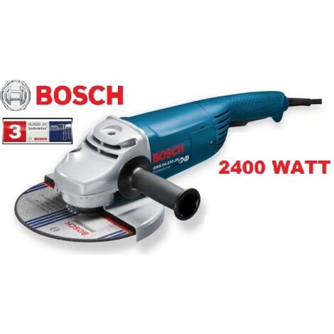 Bosch Professional 0601884M03 GWS 24-230JH Smerigliatrice, Blue, Black