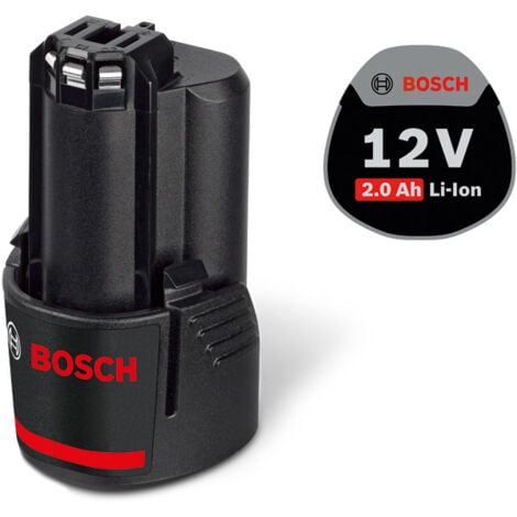 Bosch Professional 12V System GBA 12V - Batería de litio (1 batería x 2.0 Ah, compatible 10,8V / 12V)