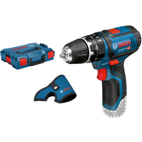 Bosch Professional 12V System taladro percutor a batería GSB 12V-15 (incluye bolsa de transporte, sin baterías ni cargador, en L-BOXX)