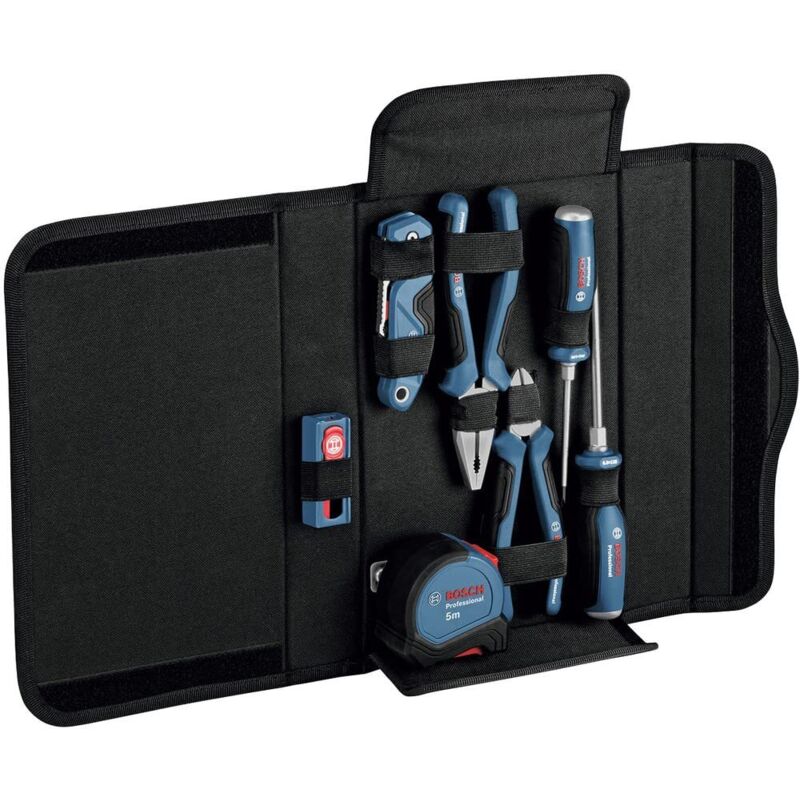 Bosch Professional 1600a016bv Kit 6 Attrezzi Set In Custodia Cacciaviti Pinza
