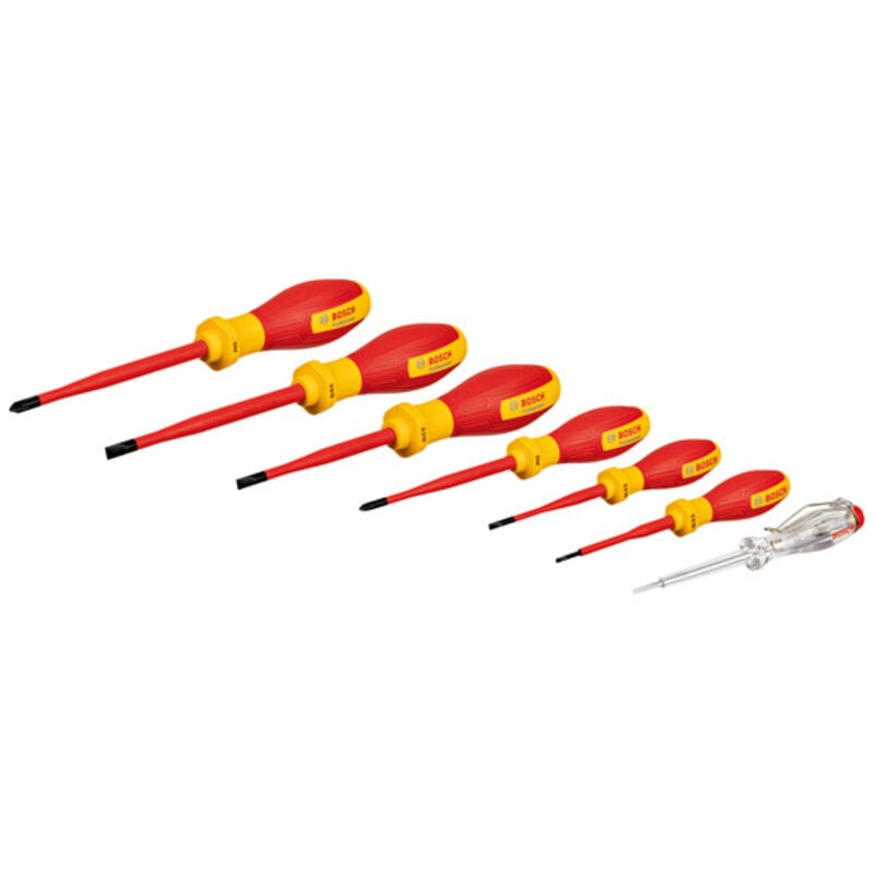 Image of Bosch Professional - Bosch Combo Kit VDE-Schraubendreher-Set sl/ph, 7-tlg. inkl. L-Boxx Einlage