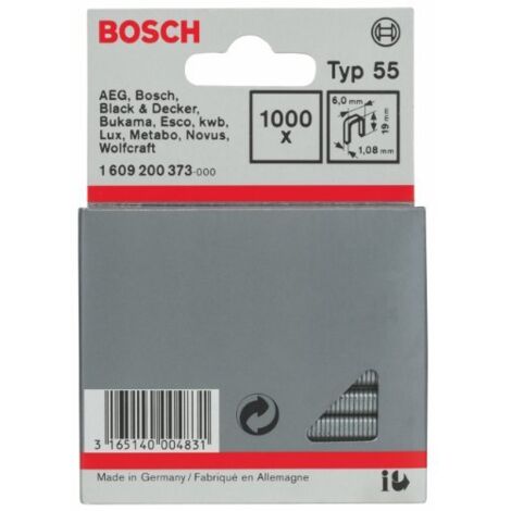 Bosch Professional 1609200373 Chiodatrice pneumatica, Mirtillo, 6 x 1,08 x 19 mm