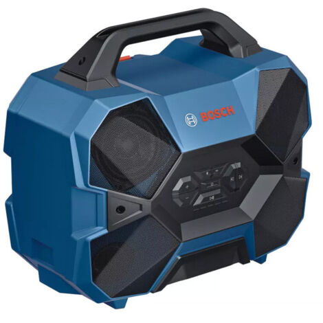 Bosch Professional 18V/12V System altavoz Bluetooth a batería GPB 18V-6 C (Bluetooth, USB, Multi-Speaker Sound, sin batería/cargador)