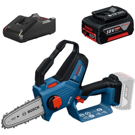 Bosch Professional 18V Brushless Pruning Chainsaw 15cm + 5ah ProCore Kit