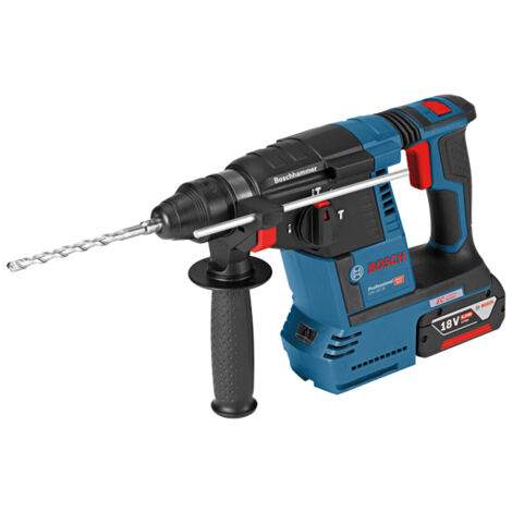 Bosch Professional 18V System GBH 18V-26 - Martillo perforador a batería (Brushless, 2,6 J, Ø máx. 26 mm, SDS plus, sin batería, en L-BOXX)