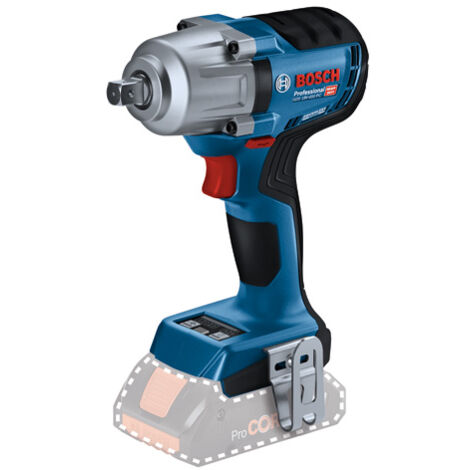 Bosch Professional 18V System GDS 18V-450 PC - Atornillador de impacto a batería (450 Nm, arranque 800 Nm, 2 baterías 5.0 Ah, en L-BOXX)