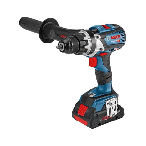 Bosch Professional 18V System GSR 18V-110 C - Atornillador a batería (Brushless, 110 Nm, Ø máx. tornillo 12 mm, conectable, sin batería, en L-BOXX)