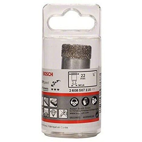 Bosch Professional 1x Fresa Diamantata Best for Ceramic Dry Speed, Foratura a Secco della Ceramica Dura, Ø 22 x 35 mm, Accessorio Smerigliatrice Angolare