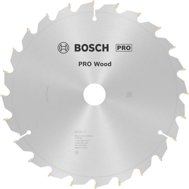 Bosch - Professional 2 608 640 434 - de lama Optiline Wood sega circolare - 254 x 30 x 2,0 mm, 24 (confezione de 1)
