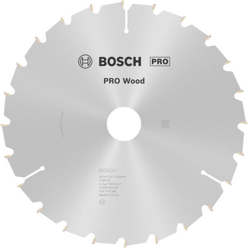 Bosch - Lama circolare Optiline Wood ø 30 mm - 216 x 30 x 2,0 mm, 24 - 2 608 640 431