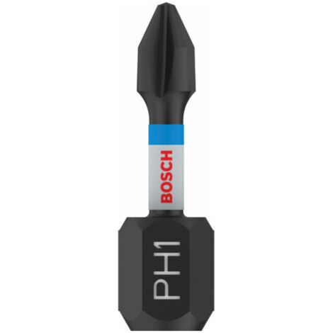 Bosch Professional 2 bits de Impact Control PH1, 25 mm, tige hexagonale, Pick and Click, accessoires deperceuse à percussion deperceuse deperceuse à percussion deperceuse à percussion deperceuse à per