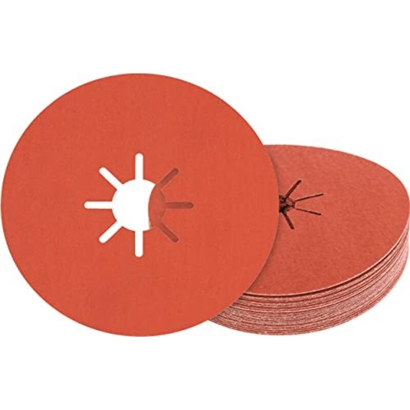 EXPERT R782 Disco in fibra di ceramica Prisma, 100 mm, 16 mm, K 120