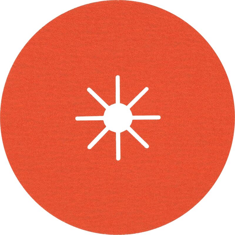 Professional 25x Dischi Fibrati in Corindone Ceramico Expert R782 per Acciaio, Lamiere di Acciaio Inossidabile, ø 180 mm, Grana 80, Accessorio