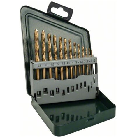 Bosch Professional 2607019436 - Set mit 13 Metallbohrern, titanbeschichtet