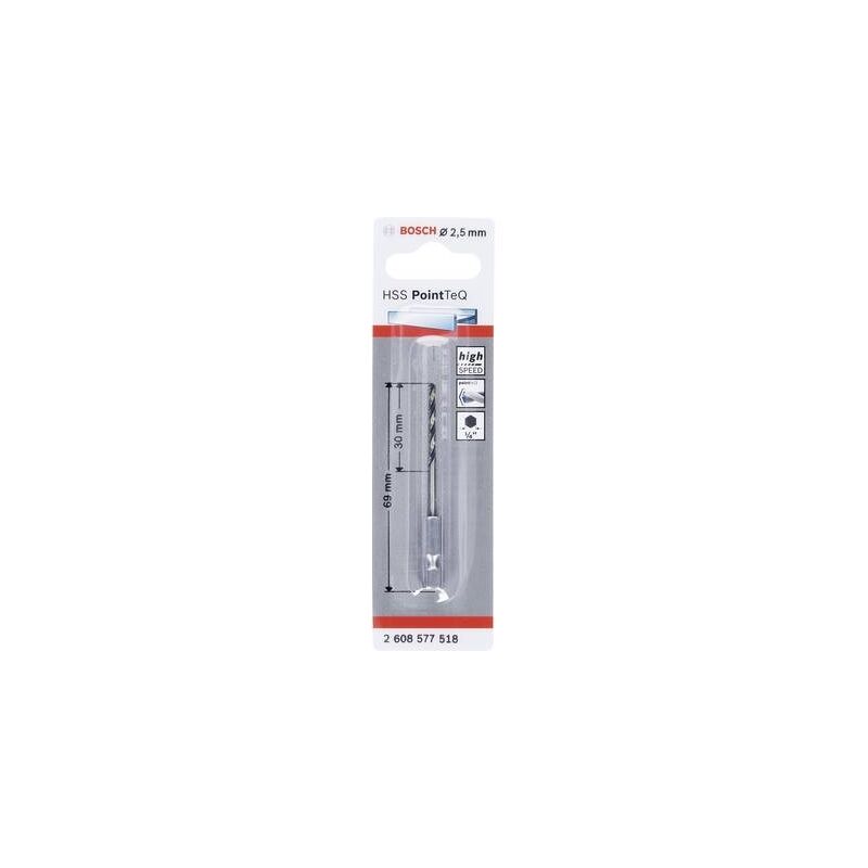 Bosch - foret hélicoïdal 1 pièce accessories 2608577518 1 set