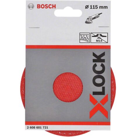 Bosch Professional 2608601721 Platorello, a Strappo, X-Lock, Ø115 mm